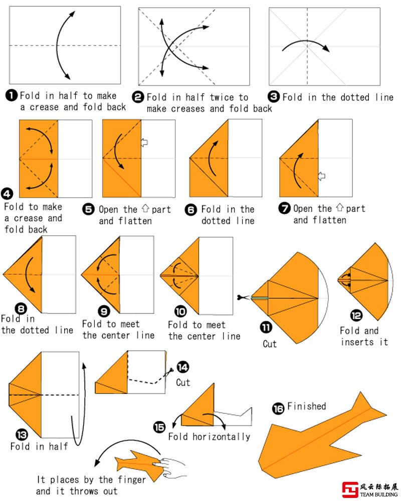 紙飛機(jī)的折法大全圖解